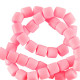 Polymer tube Perlen 6mm - Pink